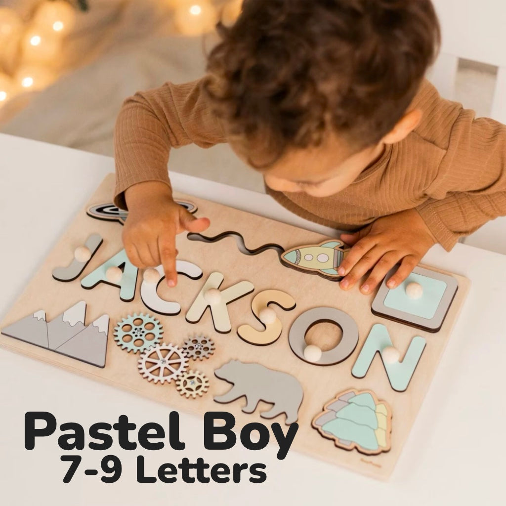 Little Onez™ Custom wooden name STEM Puzzle