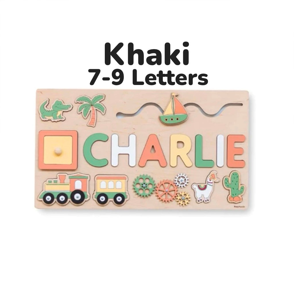 Little Onez™ Custom wooden name STEM Puzzle