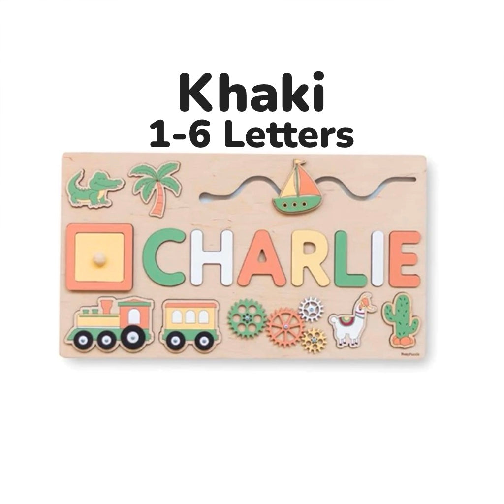 Little Onez™ Custom wooden name STEM Puzzle