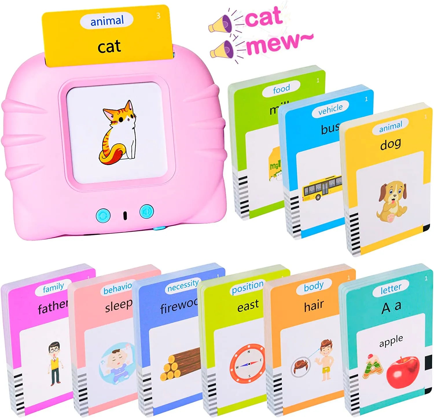 Speaking Site Words™ Talking Flash Cards Autism Educational Learning Reading Machine