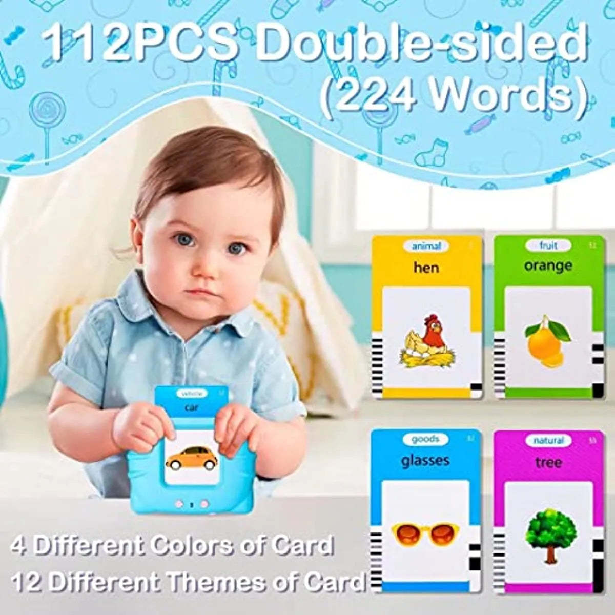 Speaking Site Words™ Talking Flash Cards Autism Educational Learning Reading Machine