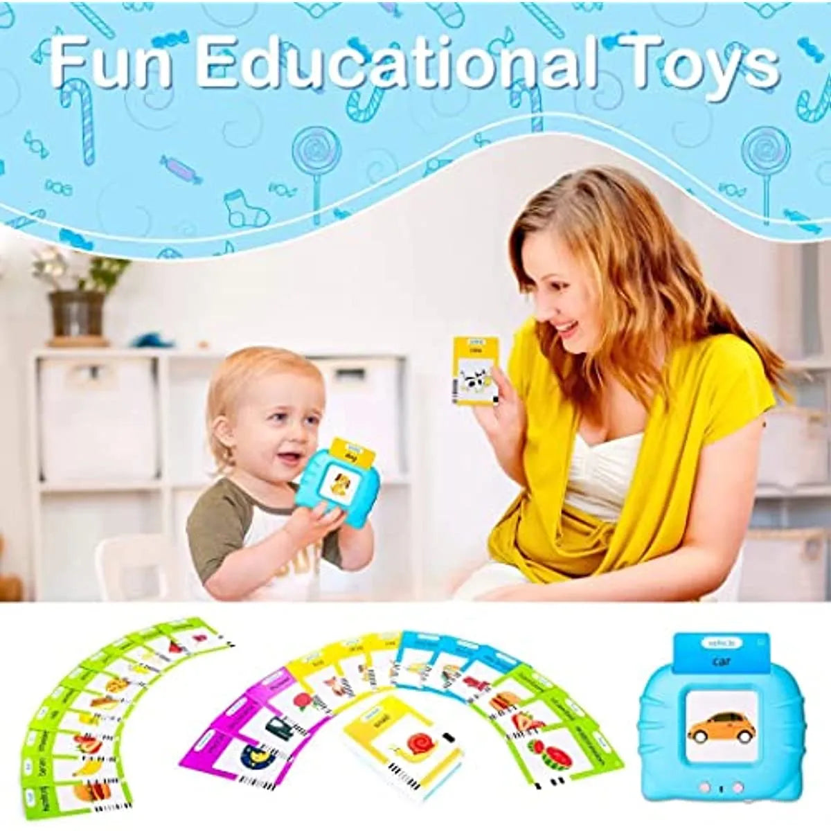 Speaking Site Words™ Talking Flash Cards Autism Educational Learning Reading Machine