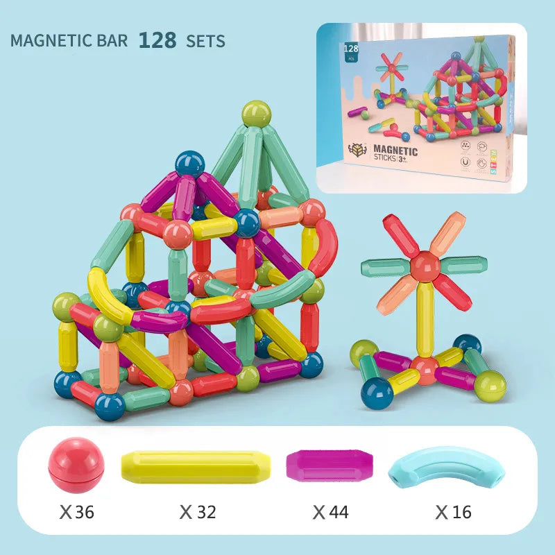 Bara Blocks™ Educational Magnetic Building Sticks